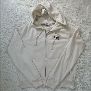 Vintage Vs Pink zip up hoodie